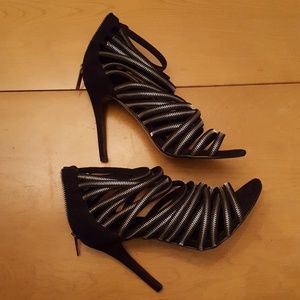 Aldo Cage back zipper Stiletto Heels 8.5